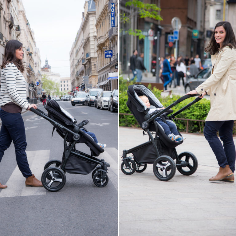 Poussette 3 en 1 réversible face parents Equation Renolux