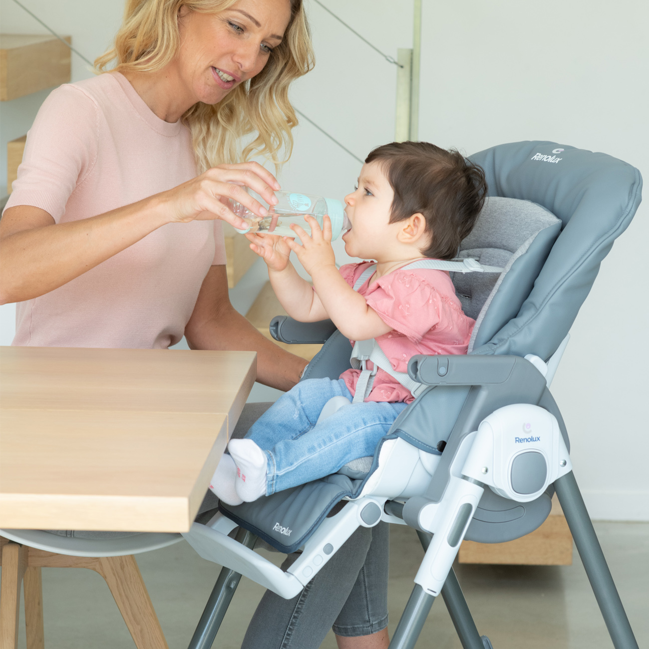 Bebevision Chaise Haute Avec Reducteur Bebe Renolux