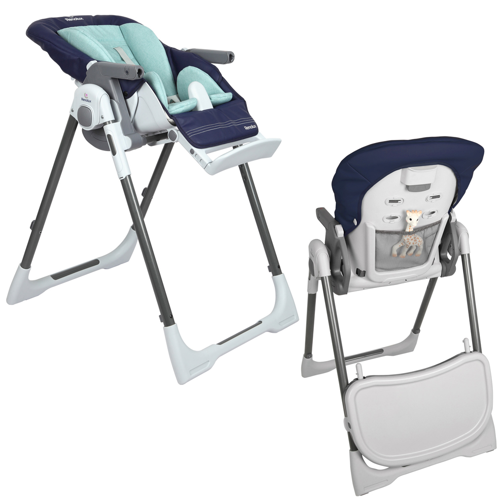 BEBEVISION Chaise haute avec réducteur bébé