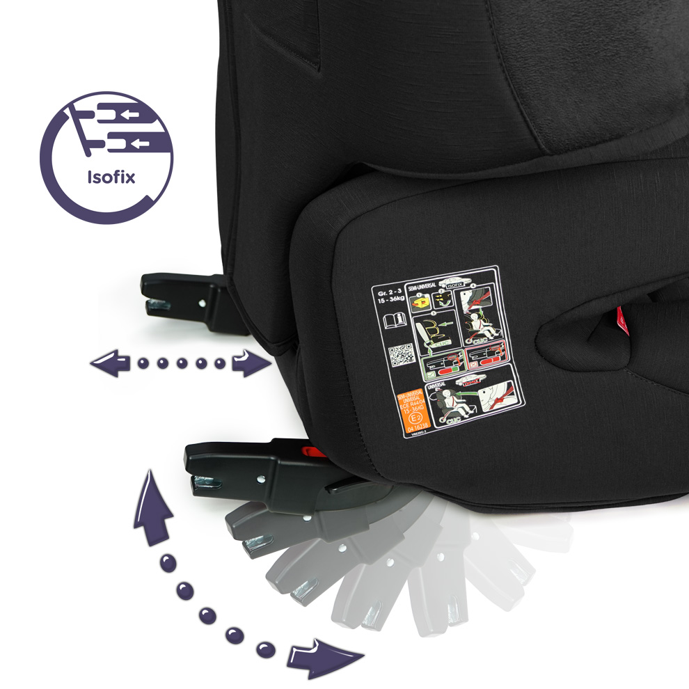 RENOFIX Réhausseur Isofix inclinable SOFTNESS® Groupe 2/3