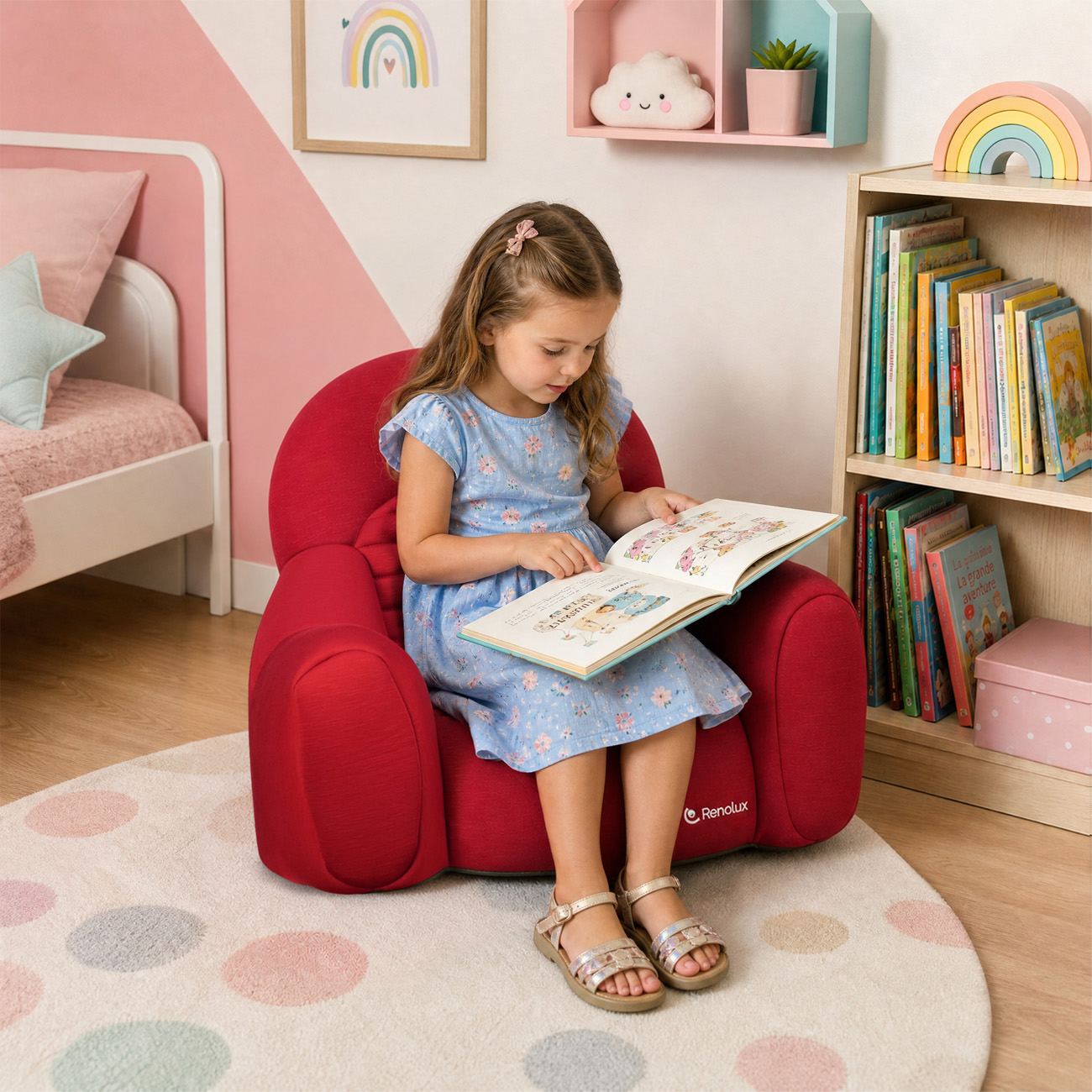 fauteuil enfant lecture S'Teddy Renolux