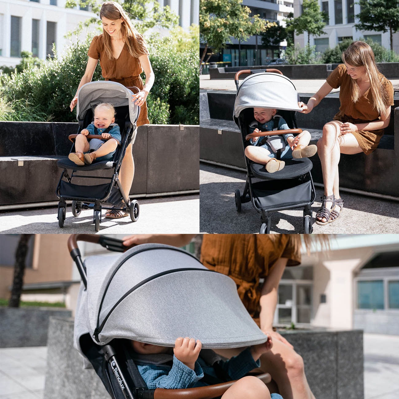 Pixel lifestyle poussette grand canopy Renolux3