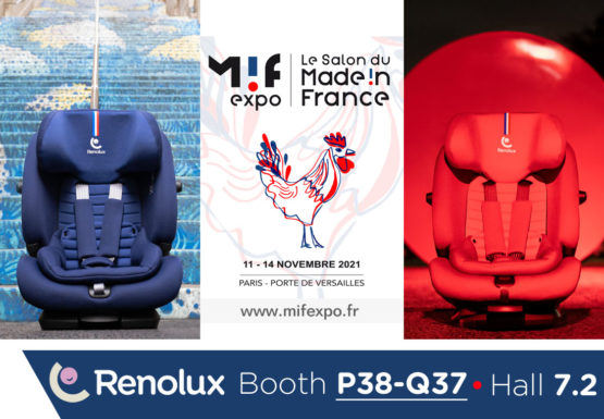 Renolux booth P38 Q37 : French car seat at MIF Expo 2021, the Made in France fair