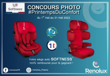 concours photo printemps du confort softness renolux siège auto français