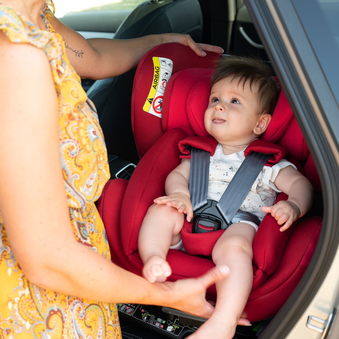 siege auto pivotant dos route fabriqué en France gaia passion Renolux maman bébé voiture