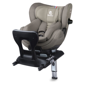 siege auto dos route fabriqué en France Gaïa+ Cappuccino Renolux