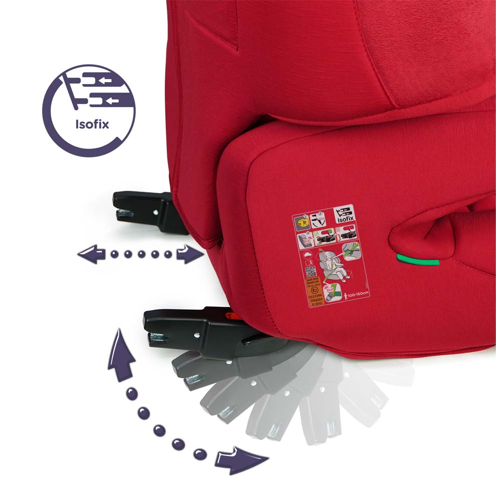 RENOFIX² Réhausseur Isofix R129 100-150 cm SOFTNESS®